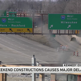 Major construction on Kennedy expressway causes significant delays