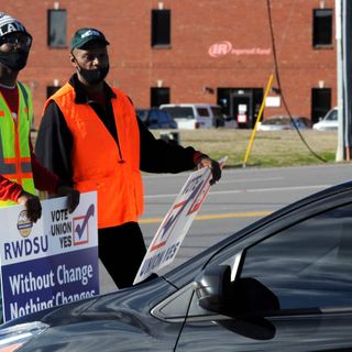 Biden hails Amazon workers pressing to unionize in Alabama in unusual sign of support