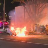 ‘Bystander’ motorist killed when vehicle being pursued by authorities crashes in Beverly Grove