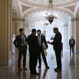 Dem split on jobless benefits slows relief bill in Senate
