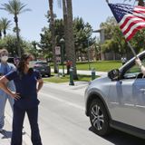 Cheers at Arizona Capitol coronavirus protest for threats to shoot Democrats?