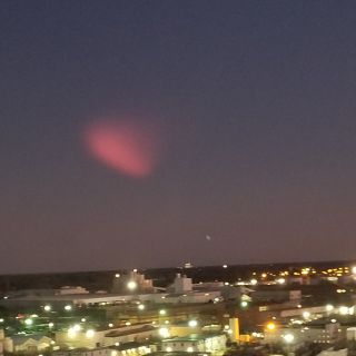 Saw a pink cloud? It came from a rocket launch.