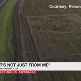 Famous Kansas crop artist turns land into tribute for essential workers