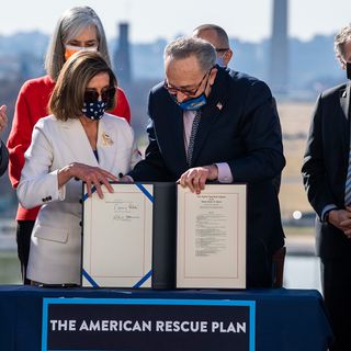 Rescue Bill, Passed by Democrats Alone, Hugely Popular With the Public