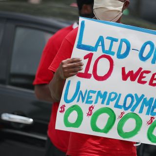 A year of pandemic unemployment, by the numbers