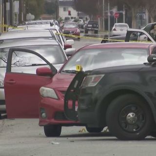 Gunman at large after woman found fatally shot in car outside her Bellflower apartment