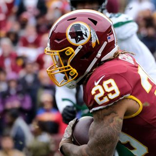 Derrius Guice, Redskins teammates work out in Ashburn despite social distancing rules