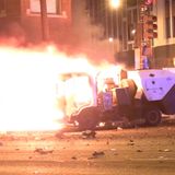 Woman shot among 4 injured in fiery crash with street sweeper in Portage Park