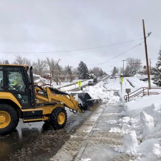 'All hands on deck' for snow removal after massive storm hits Wyoming