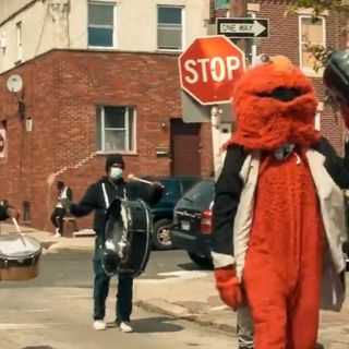 Elmo-led drumline cheers South Philly in viral video and stars in new documentary