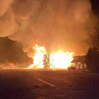 Fast-burning fire consumes office building in downtown Hailey