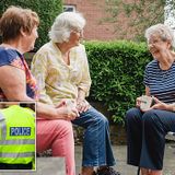 Police give grandmother warning after she had TEA with a neighbour