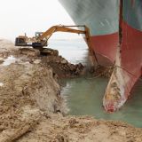 Massive ship blocking the Suez Canal brings billions of dollars in trade to a standstill