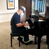 Arizona firefighter reveals hidden piano talent after responding to call at assisted-living facility