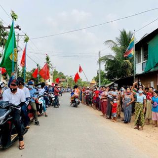 Myanmar’s junta says will strive for democracy after warning anti-coup protesters