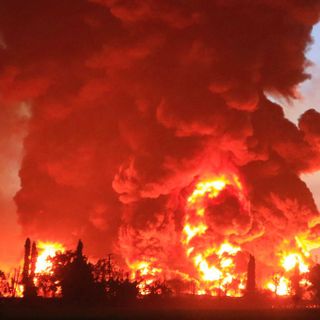 Indonesian Oil Refinery Ablaze After Massive Explosion