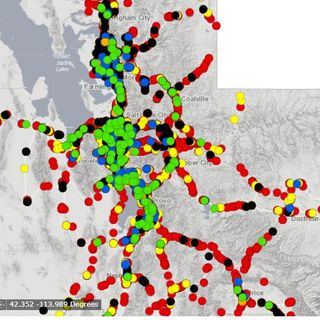 Interactive map shows just how much of Utah has been under construction over the years