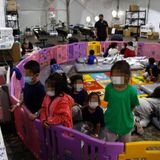 Children sleeping on mats, overcrowded conditions: Inside a facility on the US-Mexico border