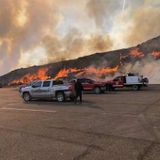 Crews continue work on Medora fire