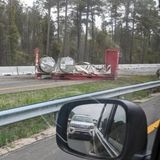 Traffic flowing on I-95 after containers of radioactive material dumped onto highway :: WRAL.com