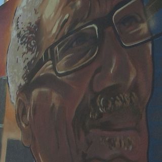 Mural in honor of iconic councilman Calvin Goode being created in downtown Phoenix