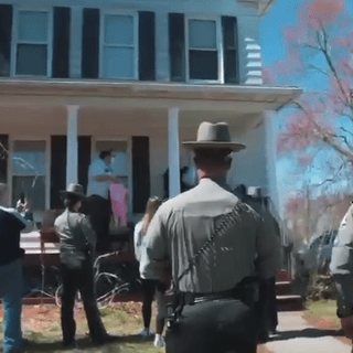 State Troopers Surprise Girl Who Lost Both Her Parents With Easter Goodies