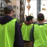 Koreatown residents escorted by volunteers to help keep them safe amid spike in anti-Asian attacks