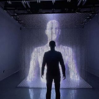 This Huge Hologram-Like 3D Display Is Made of Thousands of Tiny LED Lights