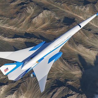 Exclusive look at designs for US supersonic presidential jet