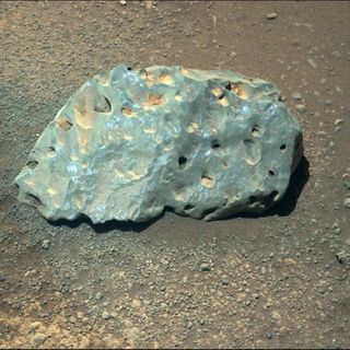 What's up with this weird green rock on Mars? Perseverance rover is trying to find out.