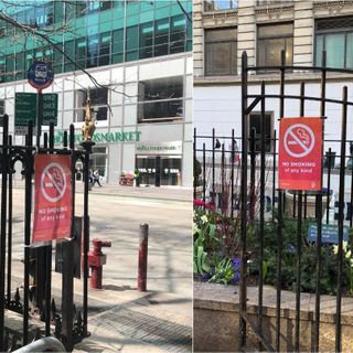 NYC's First No Weed Smoking Signs Go Up In Midtown Parks