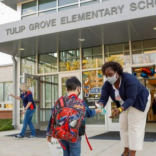 Last to return in Maryland, Prince George’s County opens its schools