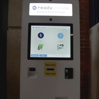 Reverse ATMs unveiled on Minute Maid Park for home opener