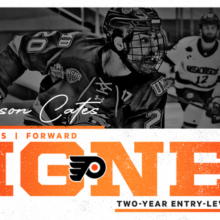 Flyers sign forward Jackson Cates from University of Minnesota-Duluth