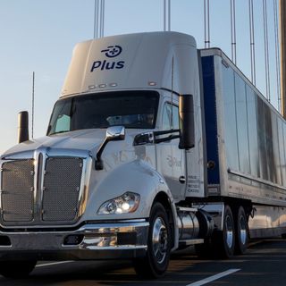 Autonomous trucking company Plus will use AI and billions of miles of data to train self-driving semis