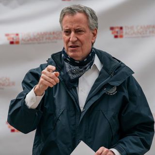 NYC Mayor Bill de Blasio threatened to permanently close churches, but he's giving Muslims half a million meals for Ramadan