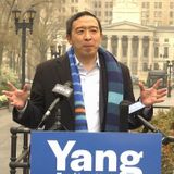 Rivals condemn Yang for laughing in video at crude remark