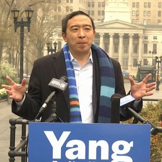 Rivals condemn Yang for laughing in video at crude remark