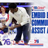 Embiid Earns Community Assist Award