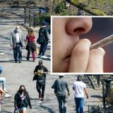 Marijuana activists giving free joints to vaccinated adults in Union Square