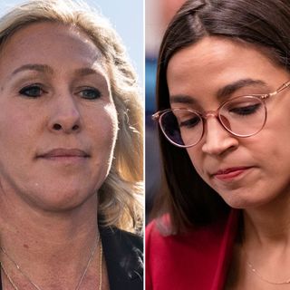 AOC keeps her cool as Rep. Greene blasts Green New Deal as ‘communists manifesto’