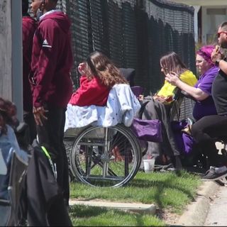 Parents Get Creative to See High School Athletes at Limited Capacity Drake Relays Events