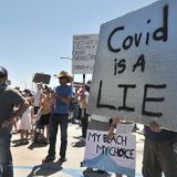 Protesters in Pacific Beach Call COVID-19 'a Lie’ While Others Strike Back