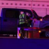 Off-duty officer, worker injured in hit-and-run on Katy Freeway near Highway 6, authorities say