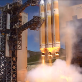 Huge Delta IV Heavy rocket launches US spy satellite to orbit