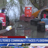 Unsheltered community in Salt Lake City overcome by flood, trying to find new home