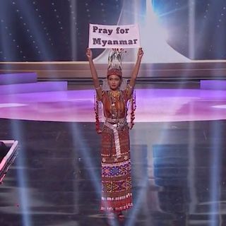 At Miss Universe pageant, Myanmar’s contestant pleads “our people are dying”