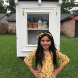 Young Friendswood girl create food pantry for her neighborhood