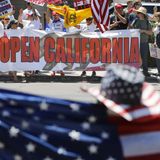 Hundreds gather in Pacific Beach for anti-lockdown protest; 100 new COVID-19 cases reported in region