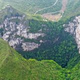 Scientists discover an ancient forest inside a giant sinkhole in China